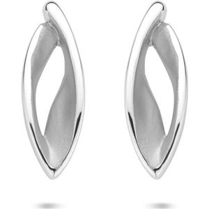 Zilver - Gerhodineerde Oorknoppen - Poli/Mat - 12 mm