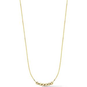 Collier Bolletjes Gediamanteerd 0,9 Mm 40 + 4 Cm