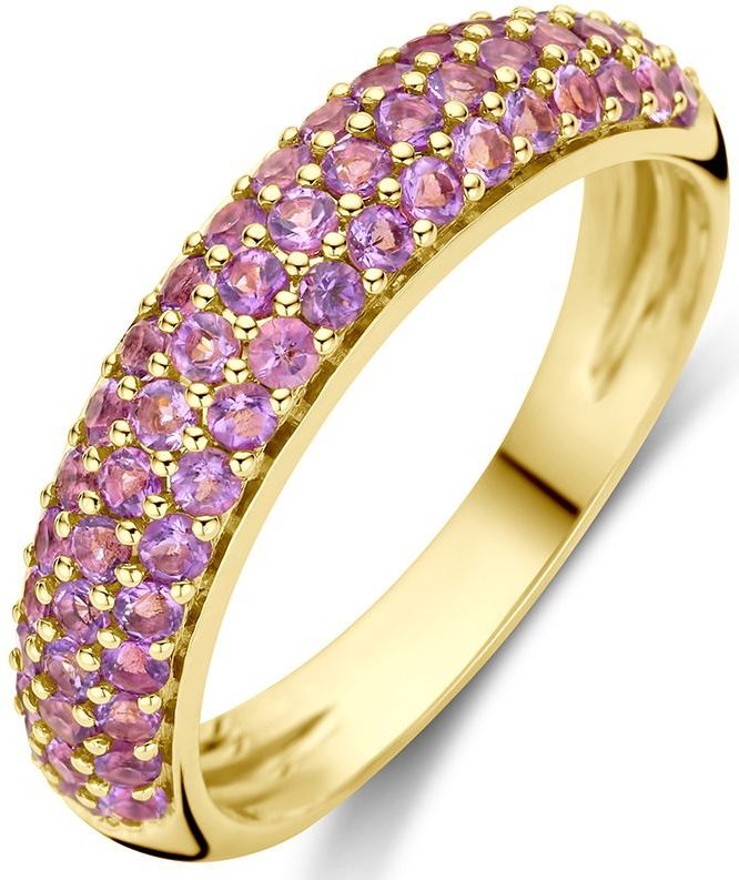 14K geelgoud ring amethist 4029402 18