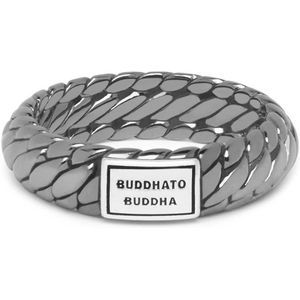 BUDDHA TO BUDDHA 125BR SS 19 - Ben XS Ring Black Rhodium Shine Silver - Ring