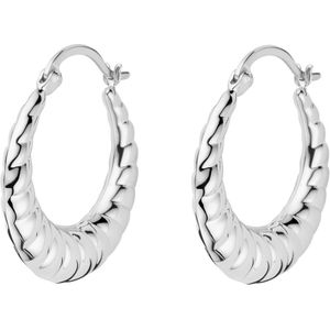 Zilver - Gerhodineerde Oorringen - 1338328 - 29x5mm