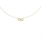 Geelgouden Collier infinity zirkonia 0 4017711