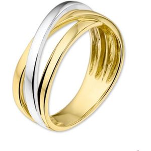 Bicolor Gouden Ring 4206185 18.50 mm (58)