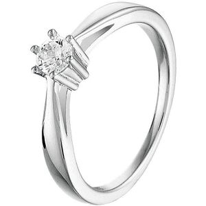 Zilver Gerhodineerde Ring zirkonia 1328578 15.00 mm (47)