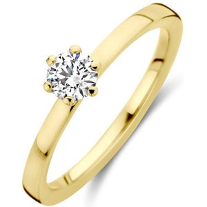 18K geelgoud ring diamant 0.30ct h si 7000195 18
