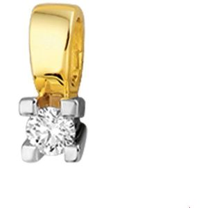 Bicolor Gouden Hanger diamant 0.15ct H SI 4205238
