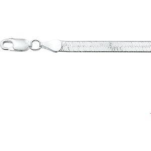 Zilveren Armband plat 4 1002427 18 cm