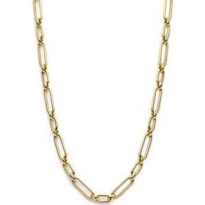 Zilver Verguld - Collier - Geel - 6,0 mm - 42 + 3 cm - 3 Micron