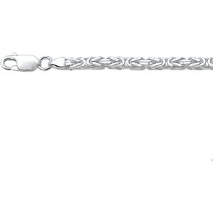 Zilveren Collier konings 3 1002039 50 cm