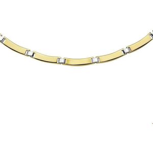 collier 4,0 mm 45 cm 14K bicolor goud geel/wit 4207711