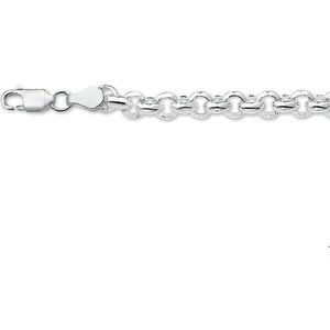 Zilveren Armband jasseron 5 1012235 19 cm