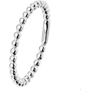 aanschuifring bolletjes 14K witgoud 4104720