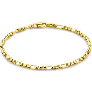 Silgold (geel met zilverkern) armband 3,0 mm 19 cm 5000309