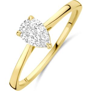 14K geelgoud ring lab grown diamant 0.50ct h si 4033688 16.50