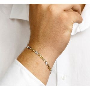 Bicolor Gouden Armband valkenoog 4 4208457 21 cm