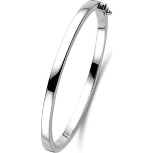 Bangle - Gerhodineerd - Massief - 4,0 Mm - Scharnier Sluiting