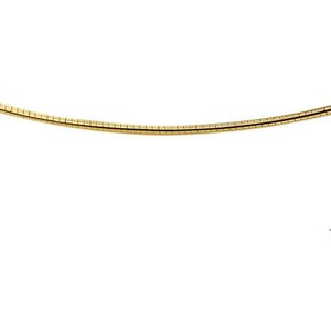 Geelgouden Collier omega rond 1 4010442 45 cm