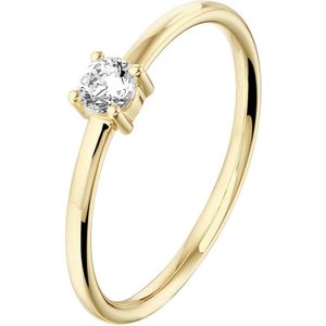 ring zirkonia 14K geelgoud 4022507
