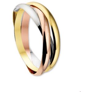 Tricolor Gouden Ring 3-in-1 tricolor 4300443 15.00 mm (47)