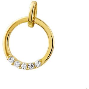 Geelgouden Hanger diamant 0.10ct H SI 4016838
