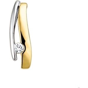 Bicolor Gouden Hanger diamant 0.051ct H SI 4206389