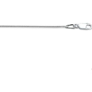 Zilveren Collier slang rond 1 1002338 42 cm