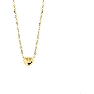 Geelgouden Collier hart 1 4016376