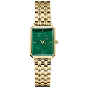 Rosefield OEGSG-O79 - Octagon XS - Emerald Gold - Horloge