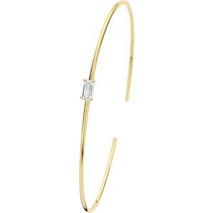 goud (geelgoud) armband spang zirkonia 3 x 60 mm 4025172