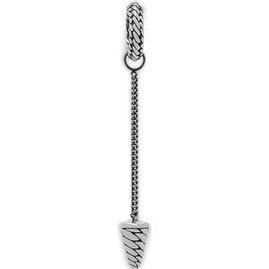 BUDDHA TO BUDDHA 416 One - Ben Earhoop Silver Single Piece - Oorbel