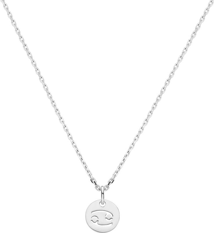 Zilver Gerhodineerde collier sterrenbeeld 41 + 4 cm 1335127