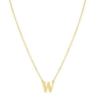collier letter 40 - 42 - 44 cm 14K geelgoud 4021387