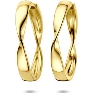 zilver verguld (geel) klapoorringen 40 mm 1 micron 2104097