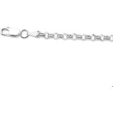 Zilveren Collier jasseron 3 1002210 42 cm