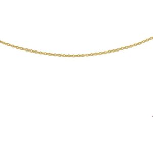 Geelgouden Collier anker rond 1 4016362 45 cm