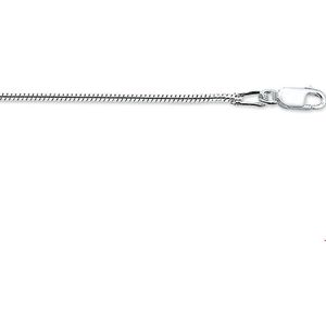 Zilveren Collier slang rond 1 1017070 45 cm