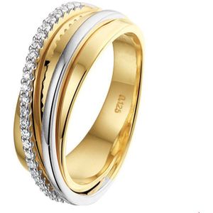 Bicolor Gouden Ring diamant 0.125ct H SI 4207806 18.50 mm (58)