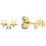 Jackie Gold - Triple Star Studs JKE20.004 - Oorbellen