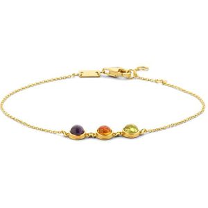 Geelgouden Armband kleurstenen 0 4023607