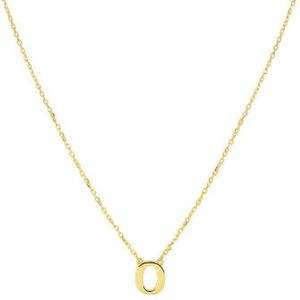 Geelgouden Collier letter O 40 - 42 - 44 cm 4021379