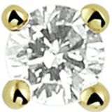 goud (geelgoud) oorknop diamant 0.05ct h si 4027069