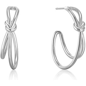 Ania Haie - Silver knot AH E029-02H - Oorbellen