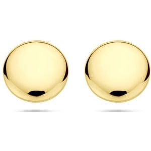 14K geelgoud oorknoppen rond 4033388