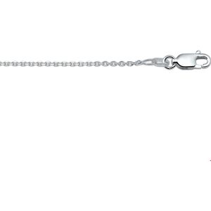 Zilveren Collier anker gediamanteerd 1 1018802 50 cm