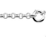 armband jasseron 7 mm met groot springslot zilver gerhodineerd 1312157