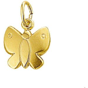 Geelgouden Hanger vlinder poli/mat 4002102