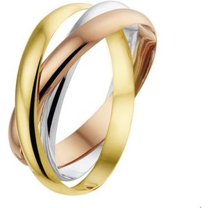Tricolor Gouden Ring 3-in-1 tricolor 4300462 19.00 mm (60)