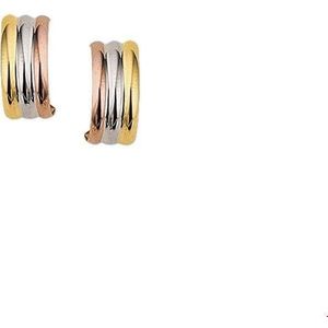 stekeroorringen tricolor 14K tricolor goud 4300062