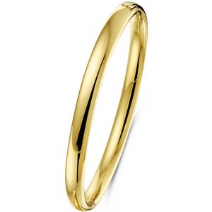 18K Geelgoud - Bangle - Ovale Buis - 6 x 60 mm
