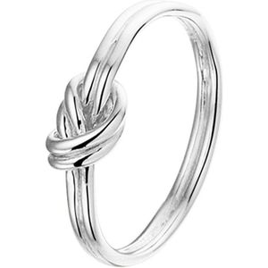 Zilver Gerhodineerde Ring knoop 1328572 15.00 mm (47)